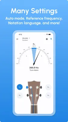 Ukulele Tuner android App screenshot 4